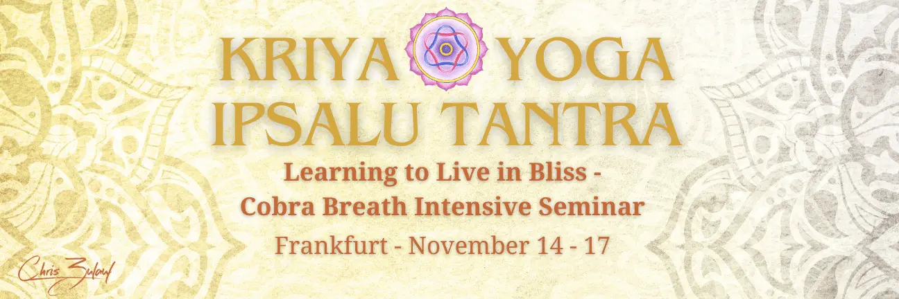IPSALU Tantra Kriya Yoga: Level 1 Cobra Breath Intensive Seminar